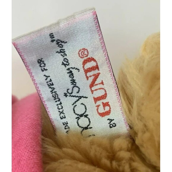 Breast Cancer Awareness Teddy Bear Plush 20 Inches Pink Ribbon Gund Macy's M1 - Picture 4 of 7